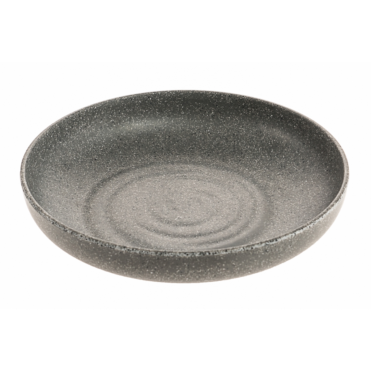 Picture of Winco INF209 24 oz Infuse Stone Grey Round Melamine Bowl - Small - 7.67 x 7.67 x 1.5H - G.E.T, Cheforward - Each 24