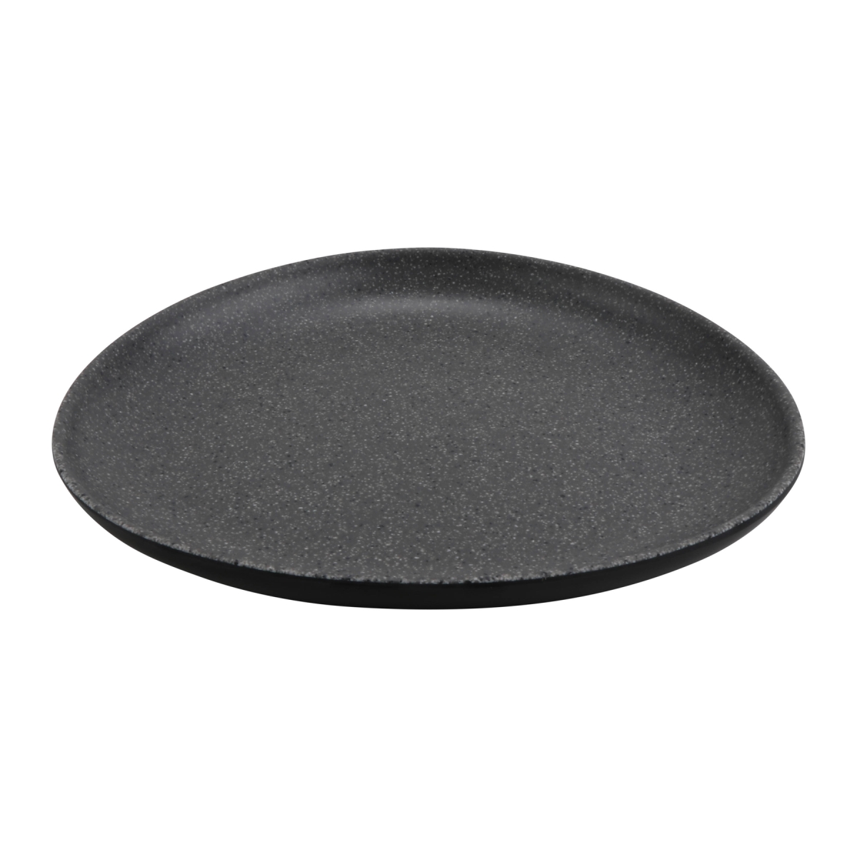Picture of Winco RIV222 7.83 in. Revive Stone Grey & Black Triangle Melamine Plate - Medium - 7.83 x 7.83 x 0.5 in. - G.E.T, Cheforward - Each 24