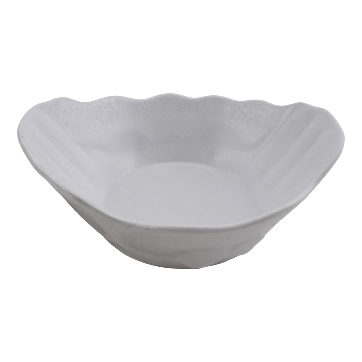 Picture of Winco RNX203 50.75 oz Rainex Showered White Oval Melamine Bowl, 10 x 8.5 x 3 in. - G.E.T, Cheforward - Each 12