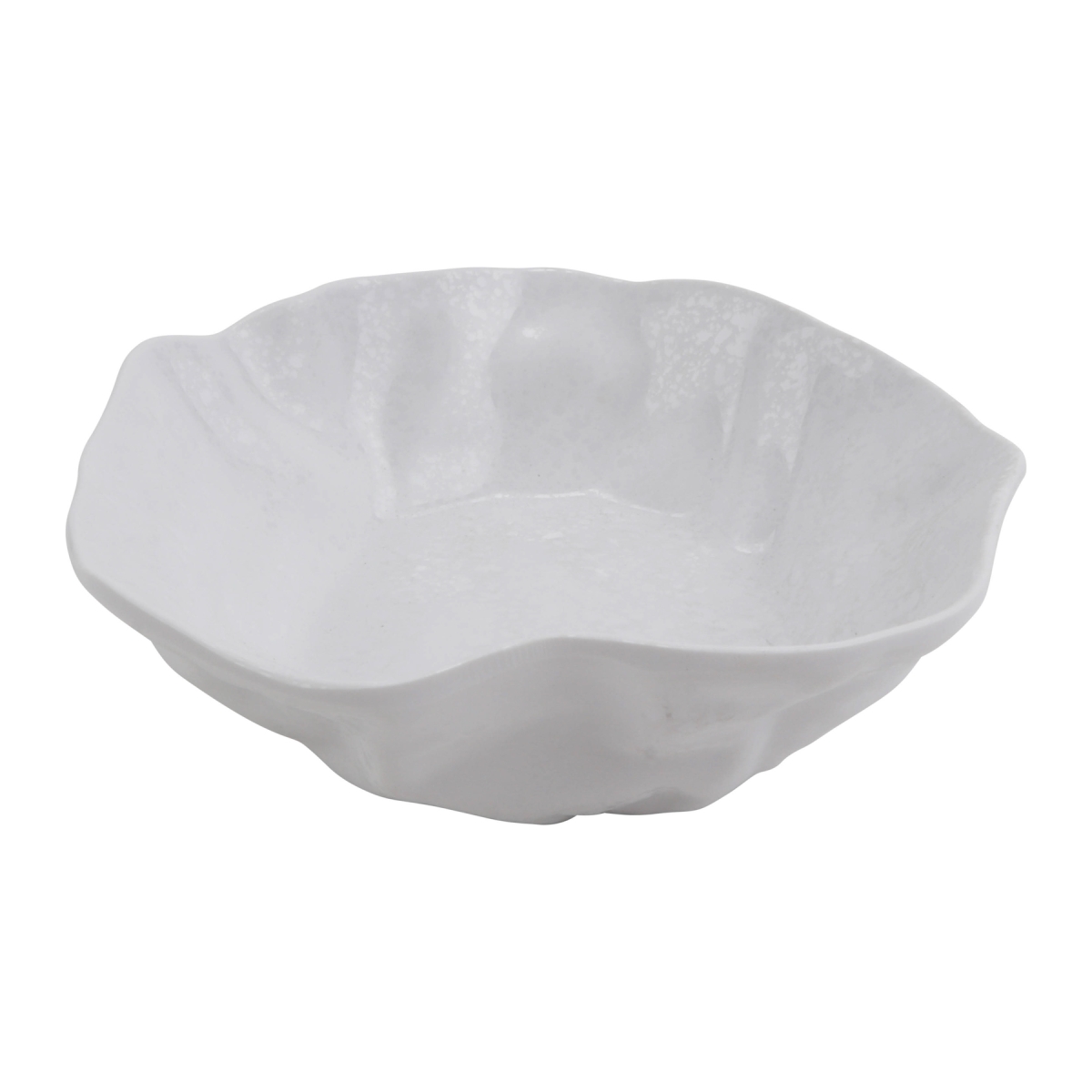 Picture of Winco RNX205 23.67 oz Rainex Showered White Medium Melamine Bowl, 7.5 x 7.5 x 1.5 in. - G.E.T, Cheforward - Each 12