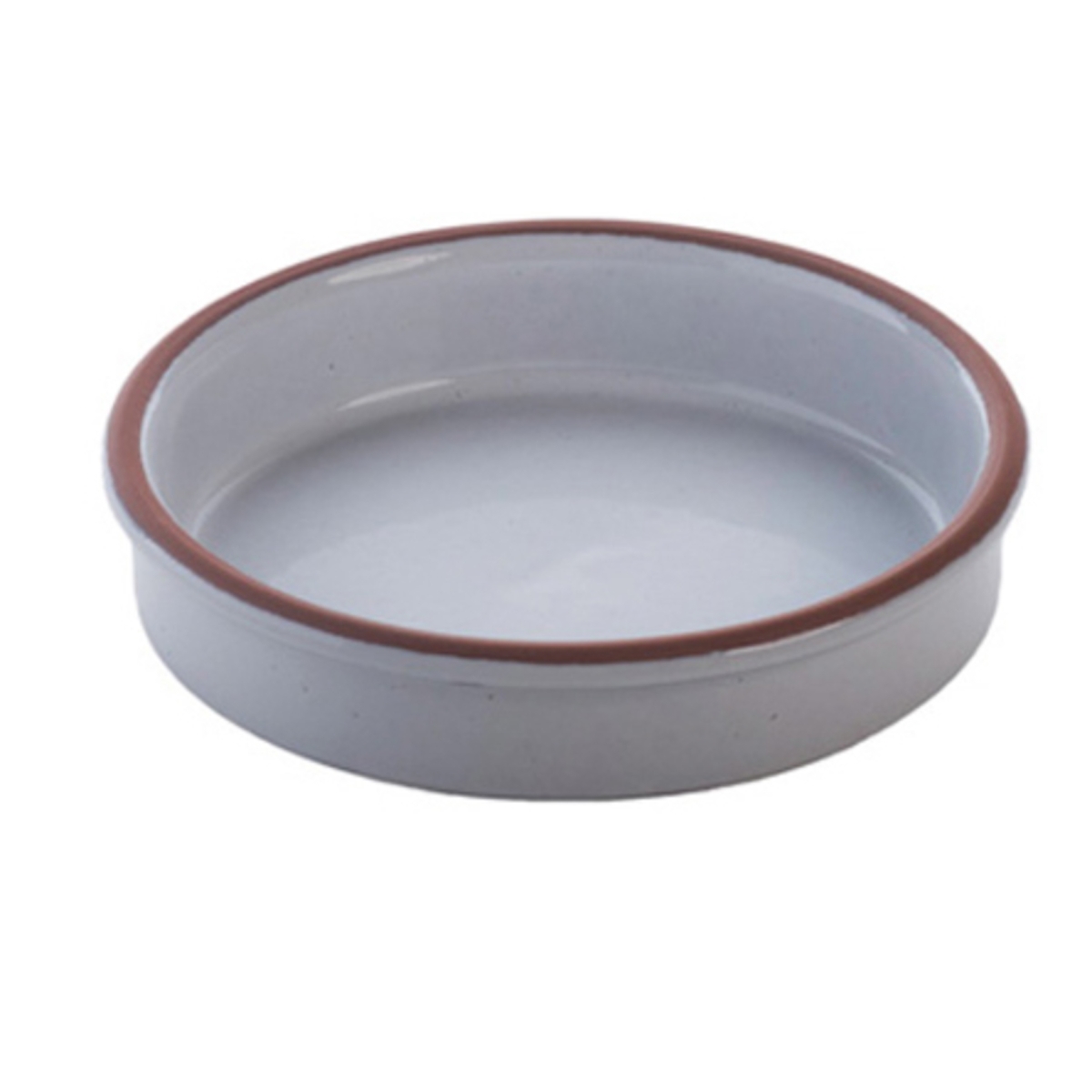 Picture of Winco SH0110W 4.7 oz Stone Heart White Terracotta Casserole, 3.93 x 1.02 in. - G.E.T, Cheforward - Each 24