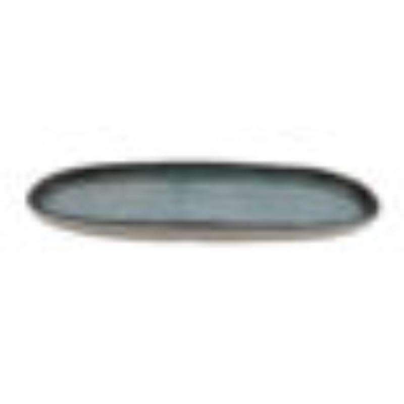Picture of Winco 21143-REB 13 in. Savor Robin Egg Blue Oval Melamine Plate, 13 x 5 x 1 in., G.E.T., Cheforward