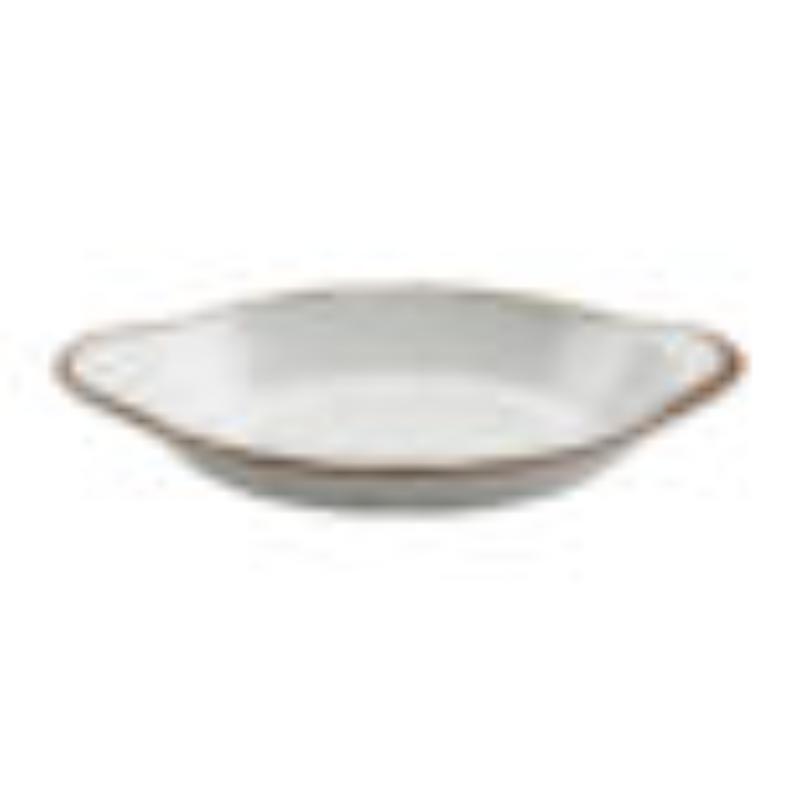 Picture of Winco SD-08-RM 10 oz 8.5 x 4.5 in. Oval Side Dish, 1.25 in. Deep - Rustic Mill