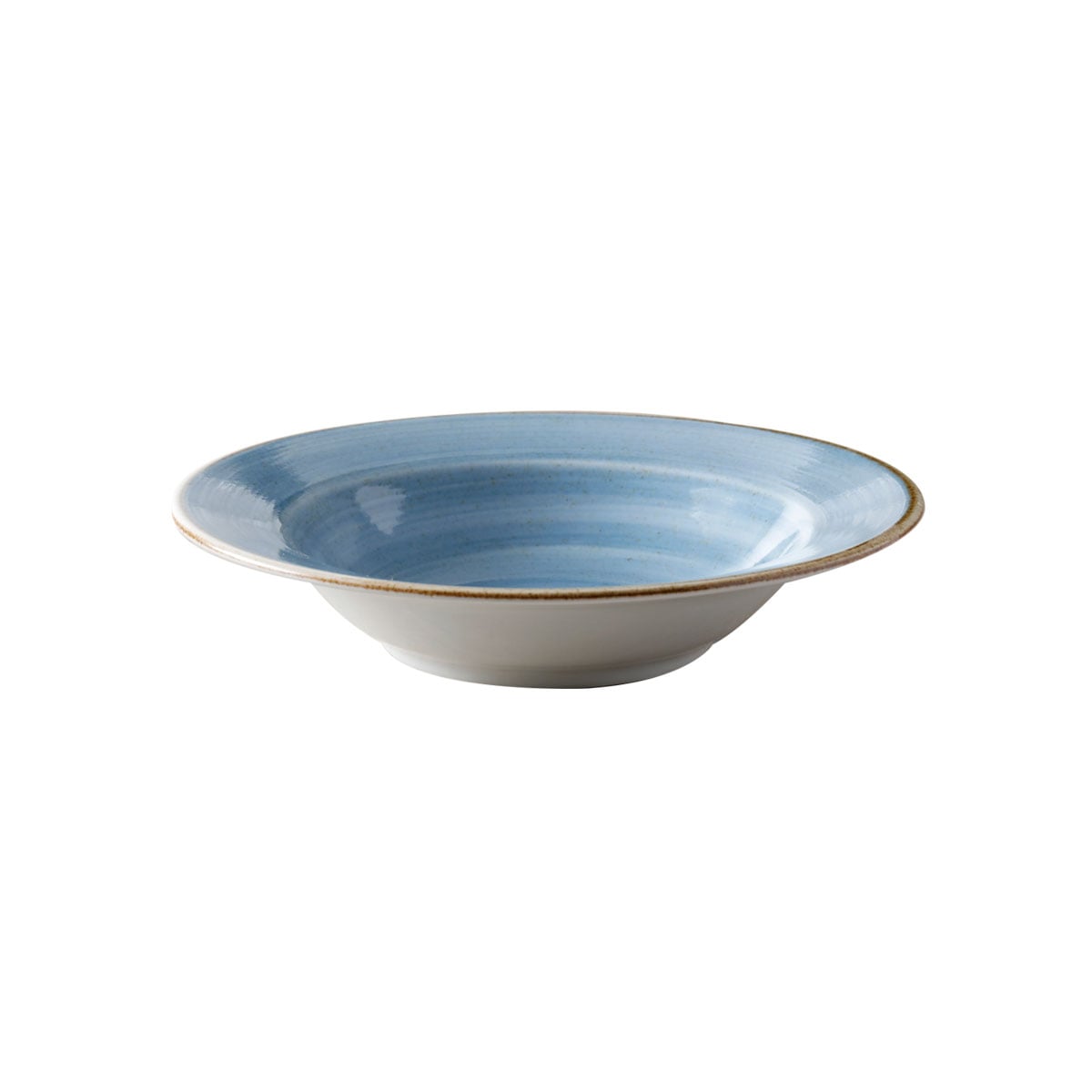 Picture of Winco PA1604903712 9.75 in. Rimmed Bowl - 18.6 oz - G.E.T. Artisan Blue - 1 Dozen