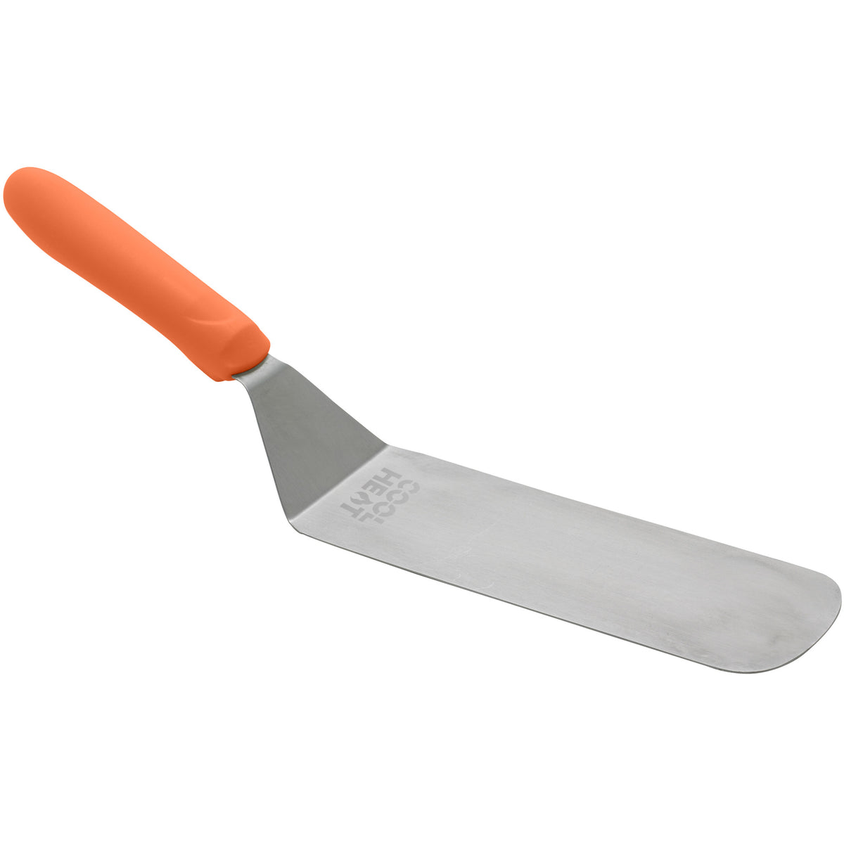Picture of Winco TNH-90 Cool Heat High Heat Flexible Turner with Offset, 8.25 x 2.88 in. Blade - Orange Nylon Handle