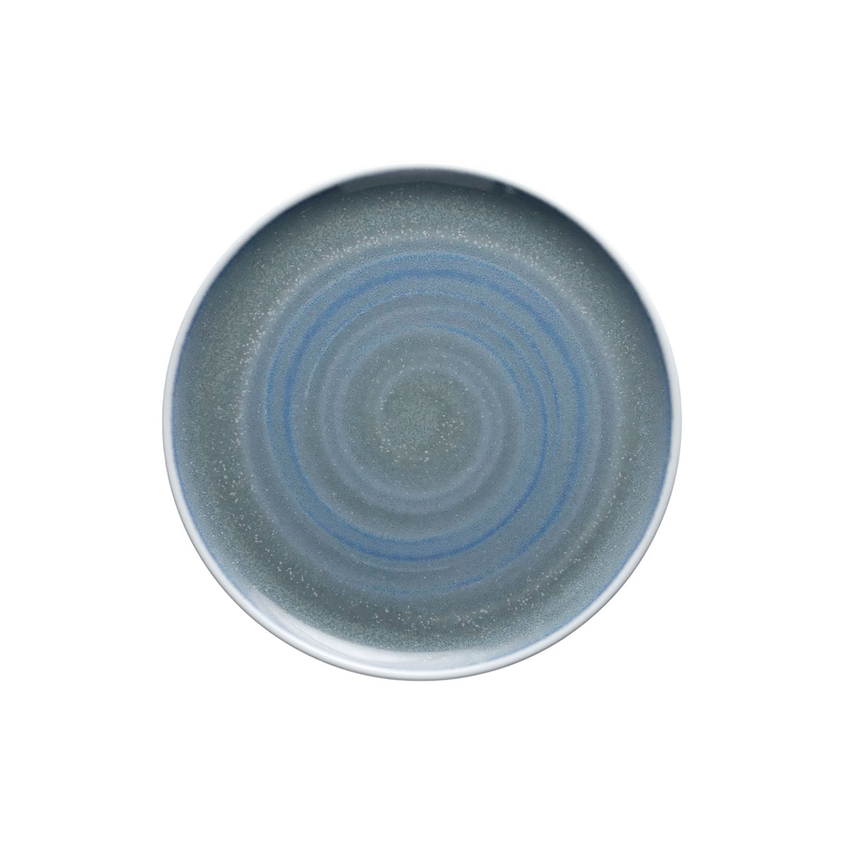 Picture of Winco PA1002712312 Coupe Plate - 9 in., Aqua Artic, 9 x 9 x 1 in. - G.E.T, Corona - 1 Dozen