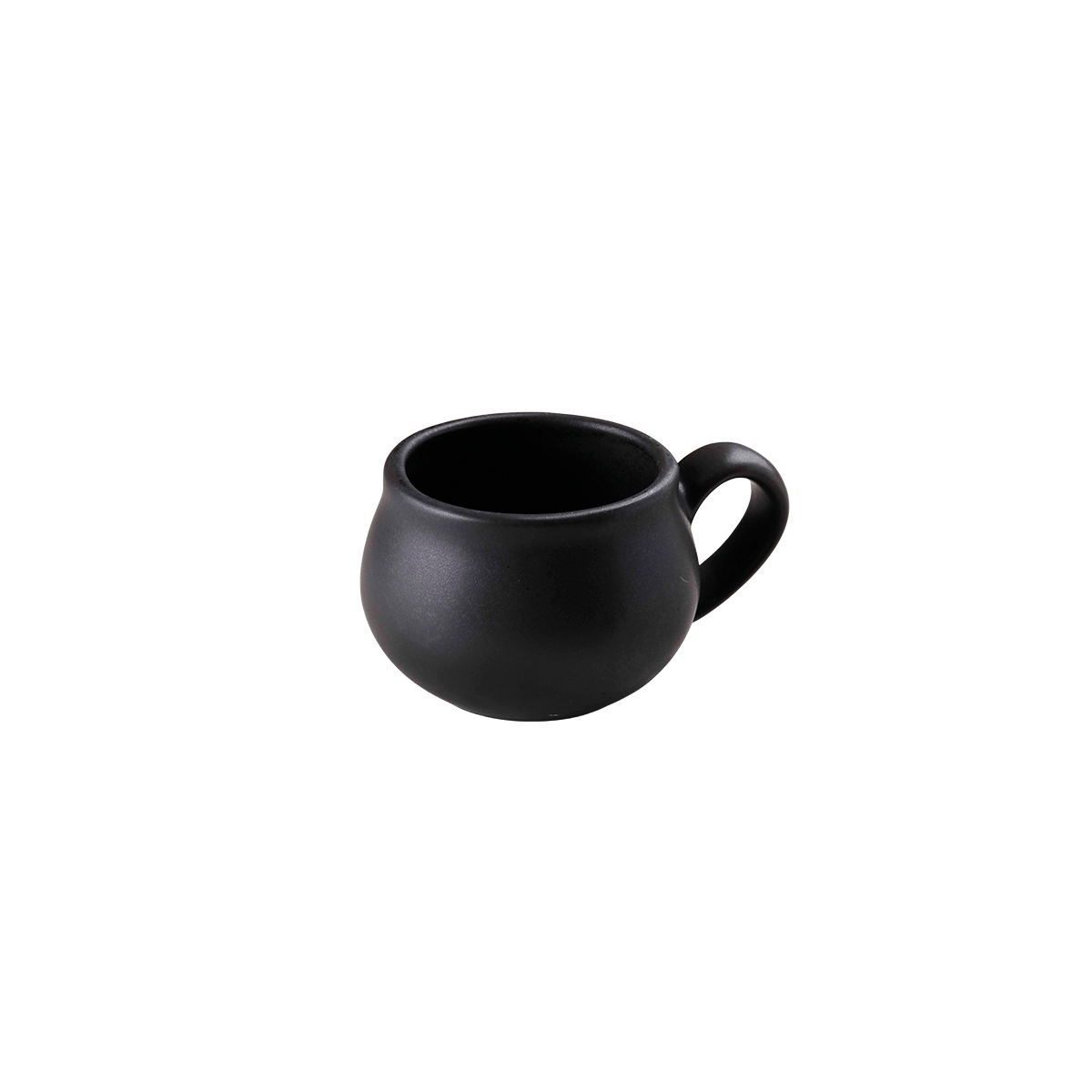 Picture of Winco PP1941404312 9.1 oz Pluto, Porcelain, Tea Cup, Corona Cosmos Pluto Black - 6 Each