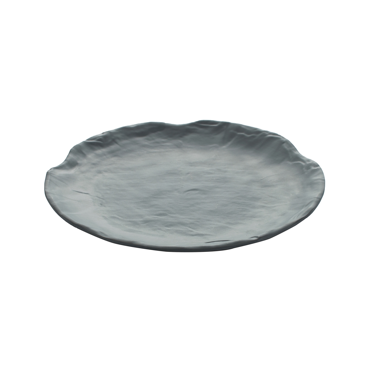 Picture of Winco 15005111005 10 in. Endure Weathered Onyx Round Melamine Plate - Small - 10 x 10 x 1.4 in. - G.E.T, Cheforward - Each 24
