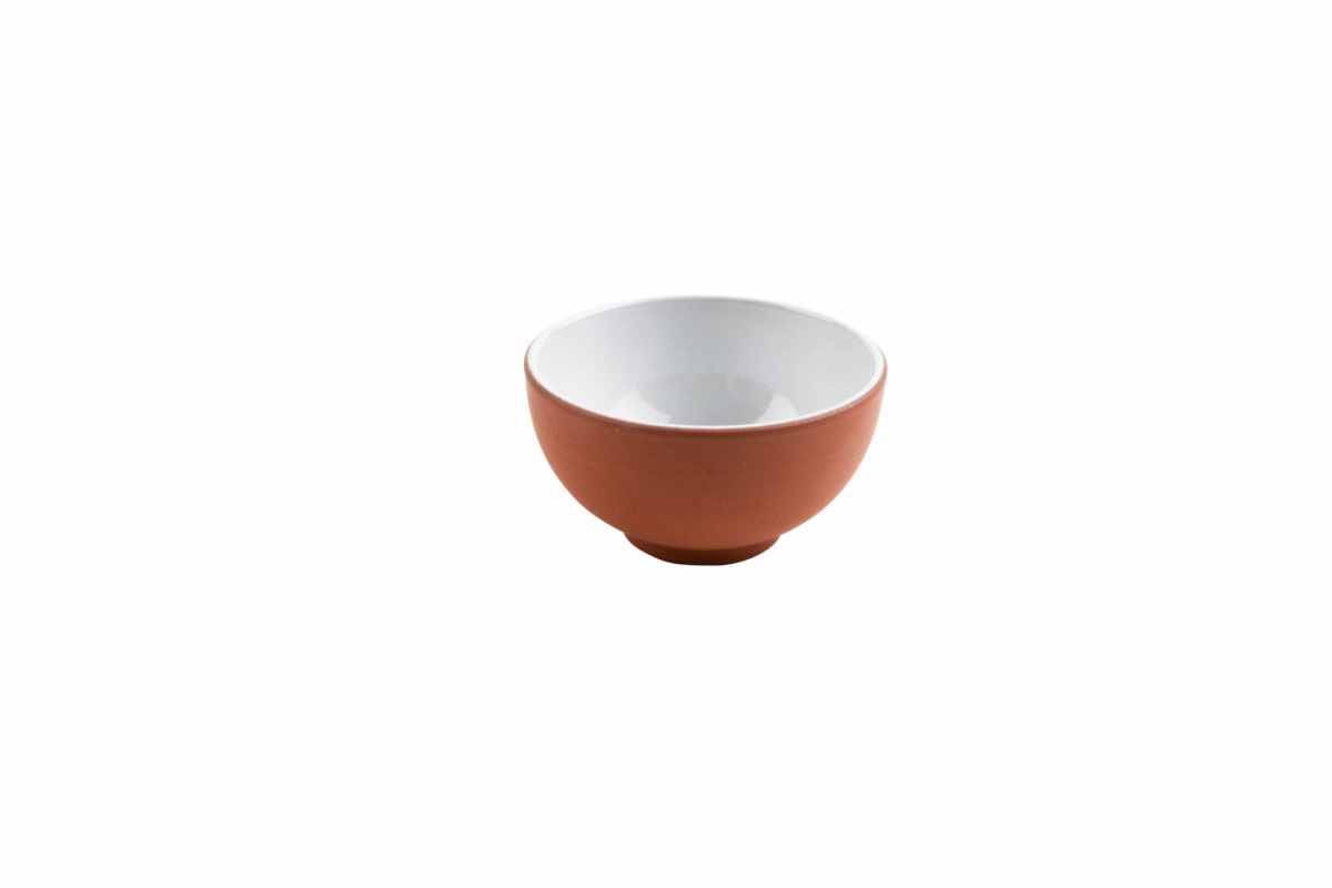 Picture of Winco SH.BL-1312WHT 8.4 oz Stone Heart White Terracotta Breakfast Bowl, 4.72 x 2.75 in. - G.E.T, Cheforward - Each 18