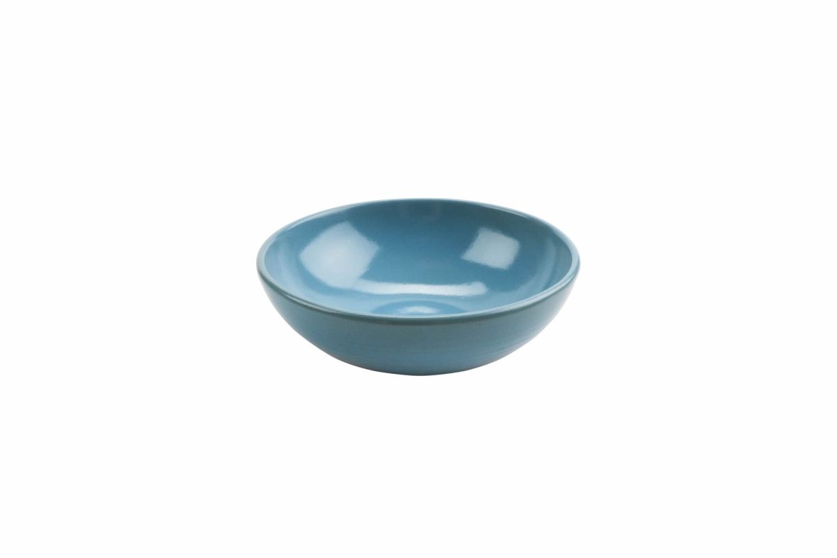 Picture of Winco SH.AZC-1320BLU 27 oz Stone Heart Blue Terracotta Chinese Bowl, 7.28 x 2.28 in. - G.E.T, Cheforward - Each 12