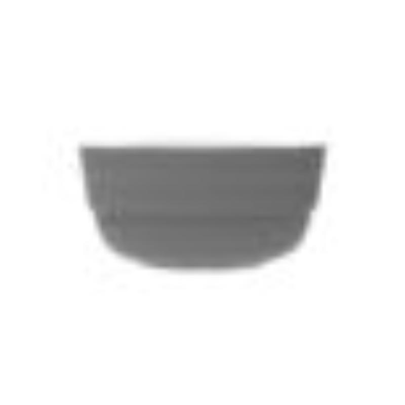 Picture of Winco RR-2-3-WM-GRM 3 oz Stackable Sauce Melamine Dish - 4 oz Rim Full - White Matte Inside & Grey Matte Outside, G.E.T. - Roca Balance