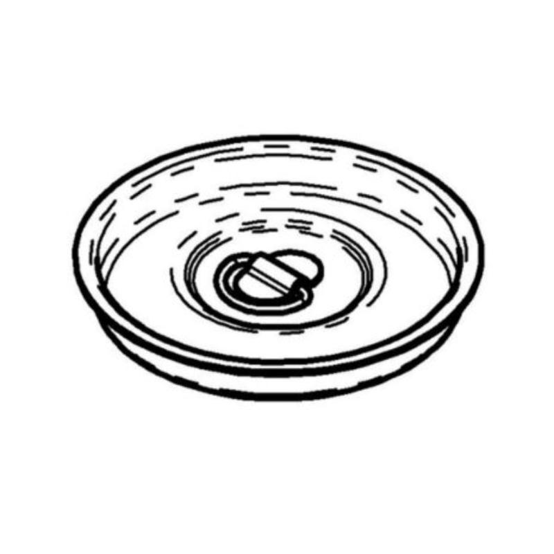 Picture of Winco 3131311 Replacement Stainless Steel Lid for Milk Dispenser - Frilich 3DE025