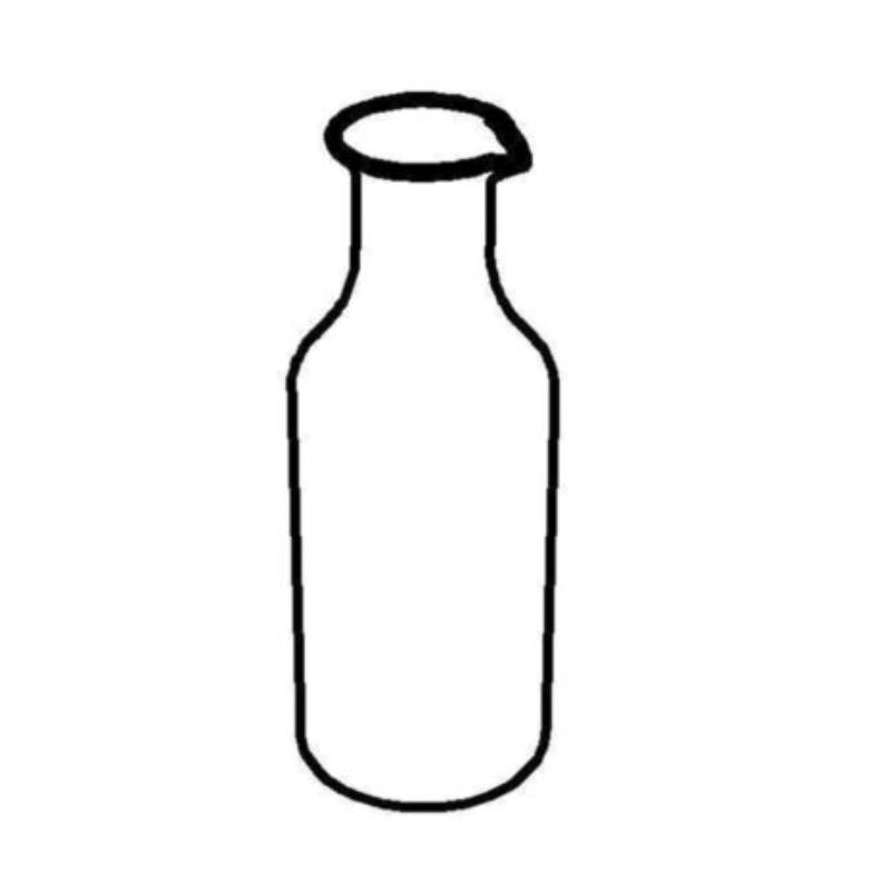 Picture of Winco 3147261 1.3 qt. & 1.2L Replacement Glass Carafe Without Lid - Frilich 3GL007 - Clear