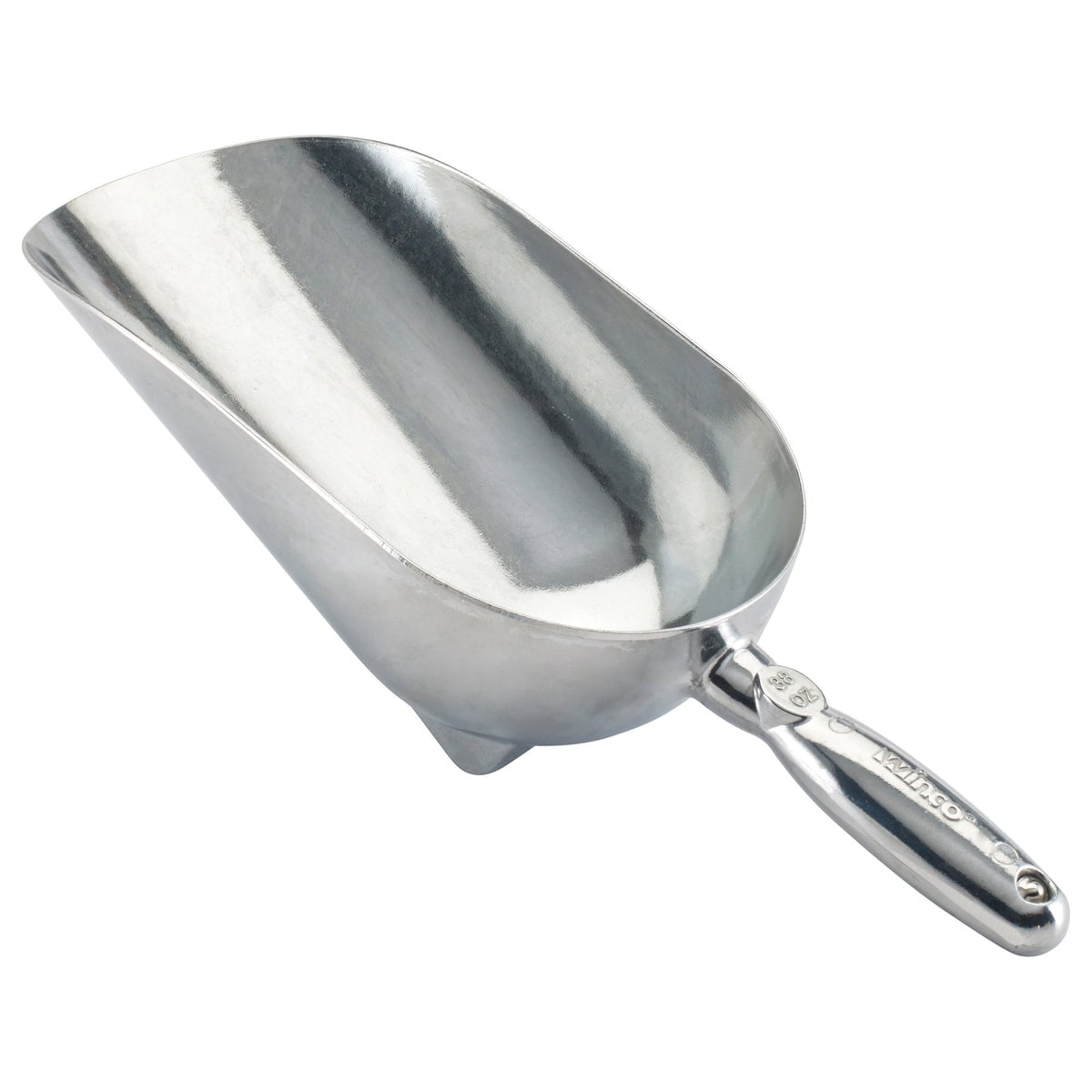 Picture of Winco AS-38 Aluminum Scoop - 38 oz