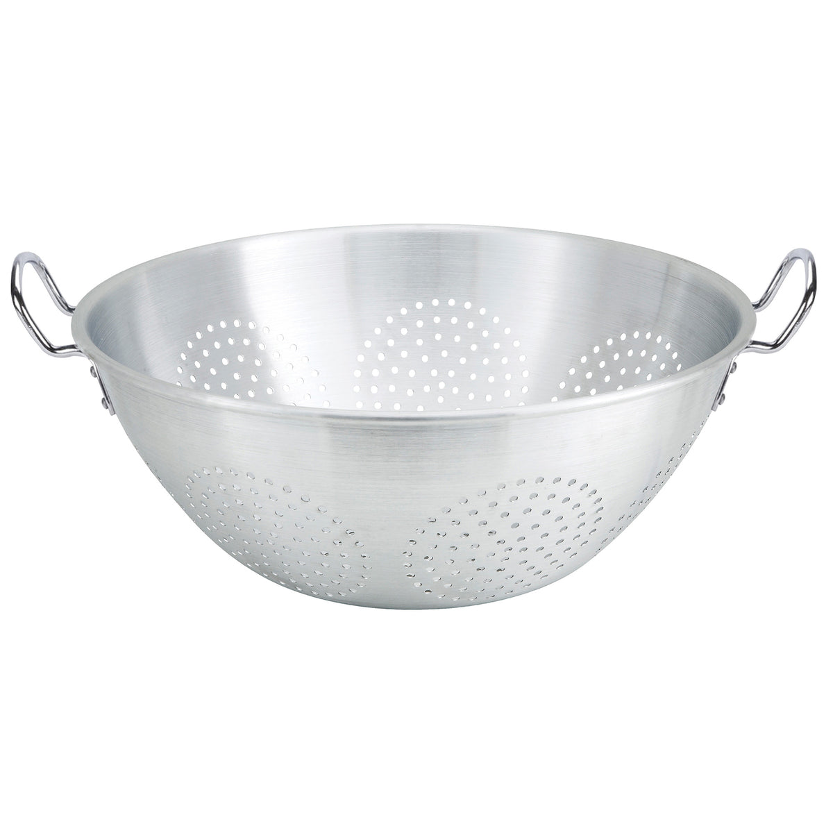 Picture of Winco ALO-16H 16 qt. Tapered Colander with Handles