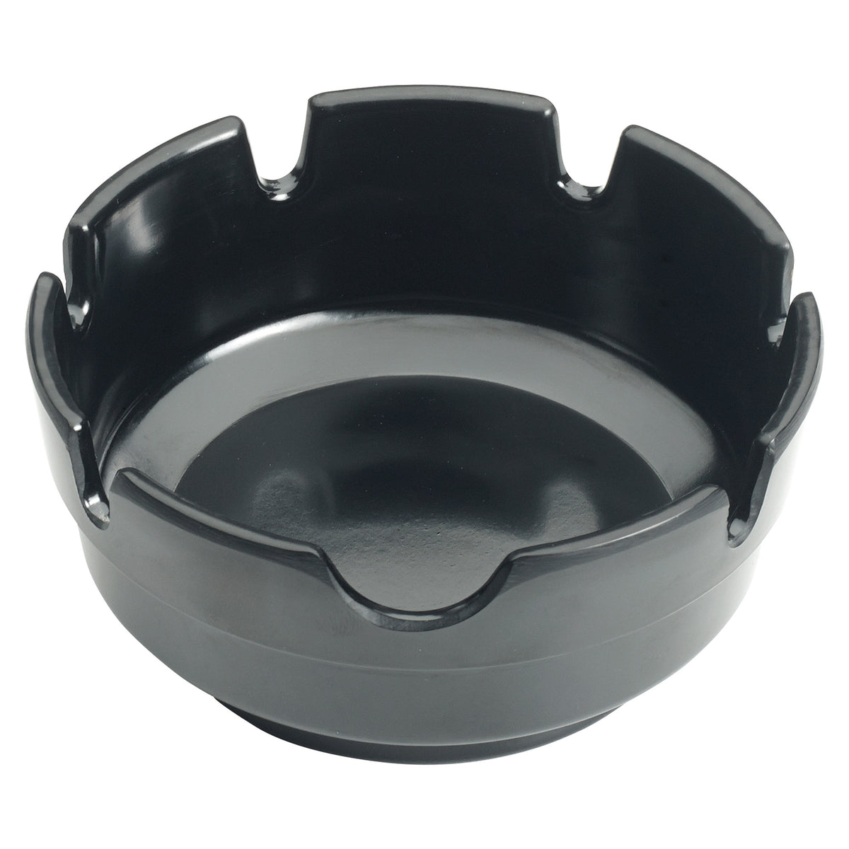 Picture of Winco MAS-4K Plastic Stackable Ashtray - Black