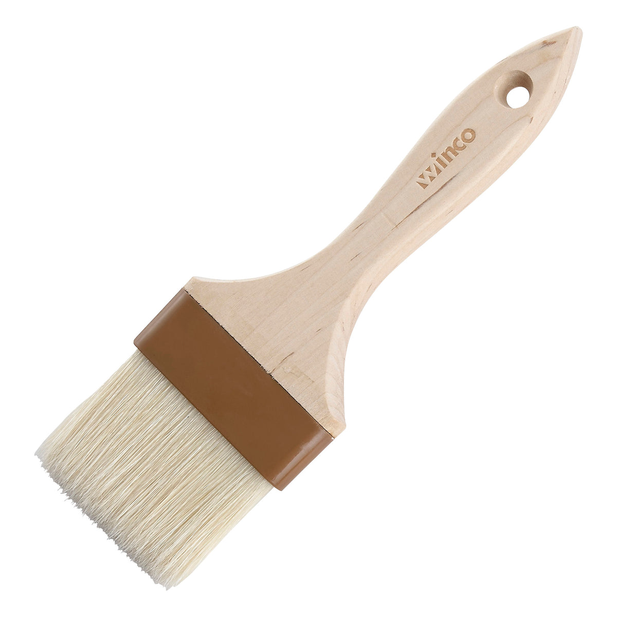 Picture of Winco WFB-30 Pastry & Basting Brush with Plastic Ferrule - 3 in. Flat
