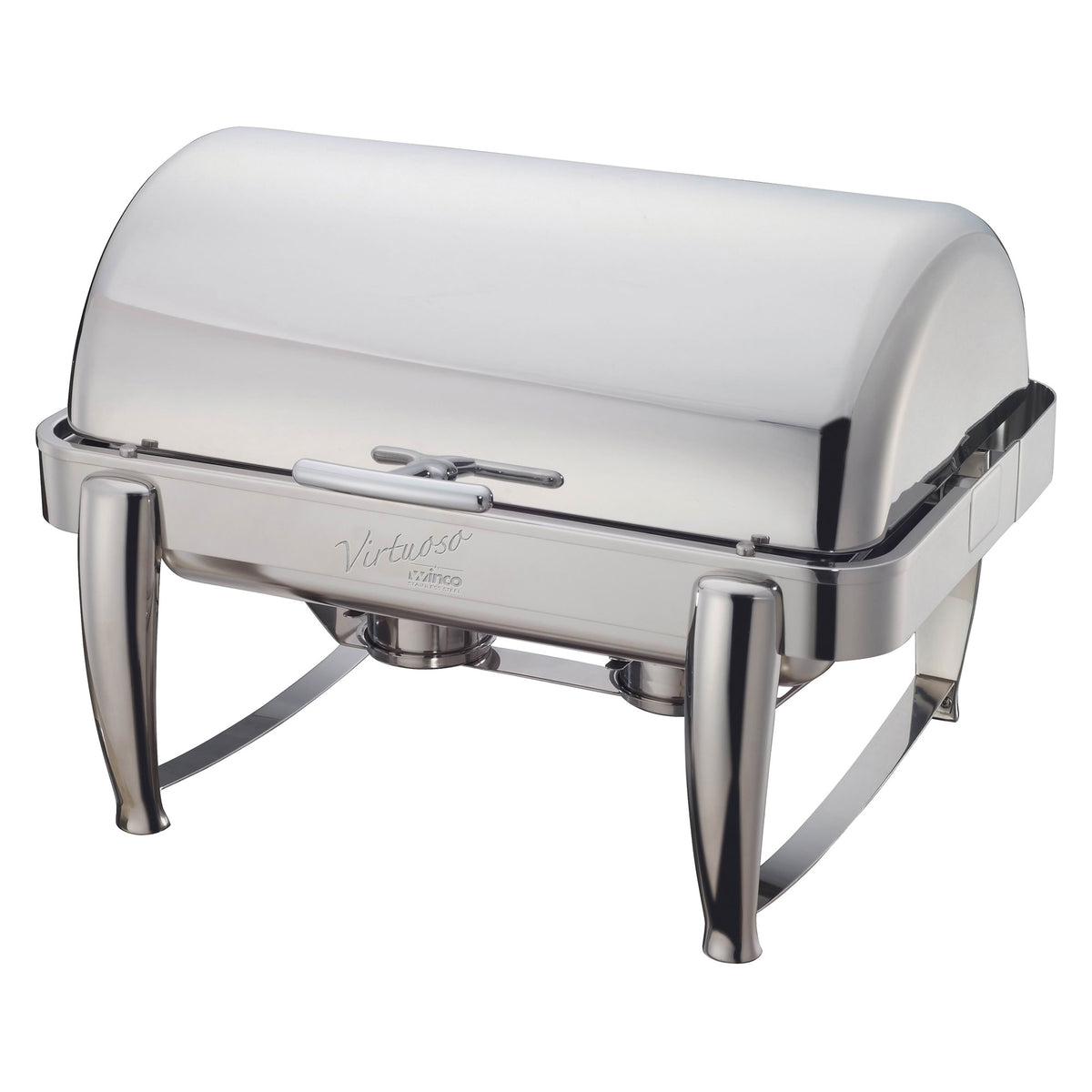 Picture of Winco 101B Virtuoso Collection 8 qt. Full-Size Roll-Top Chafer, Extra Heavyweight