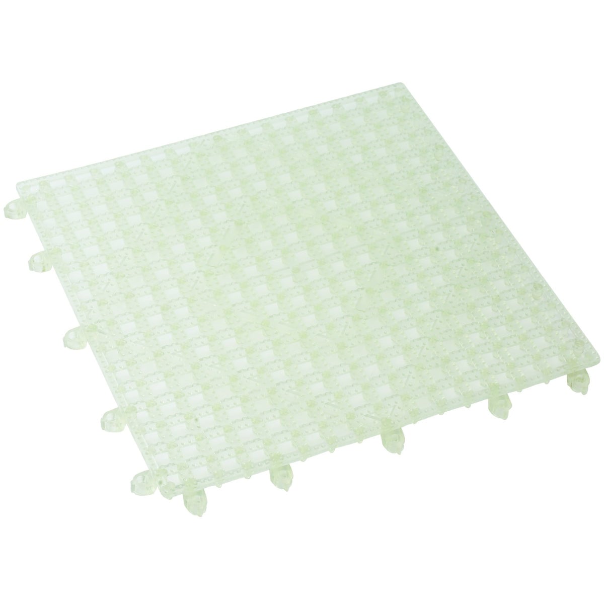 Picture of Winco BML-12C Bar Mat, Interlocking, 12 x 12 in. - Clear