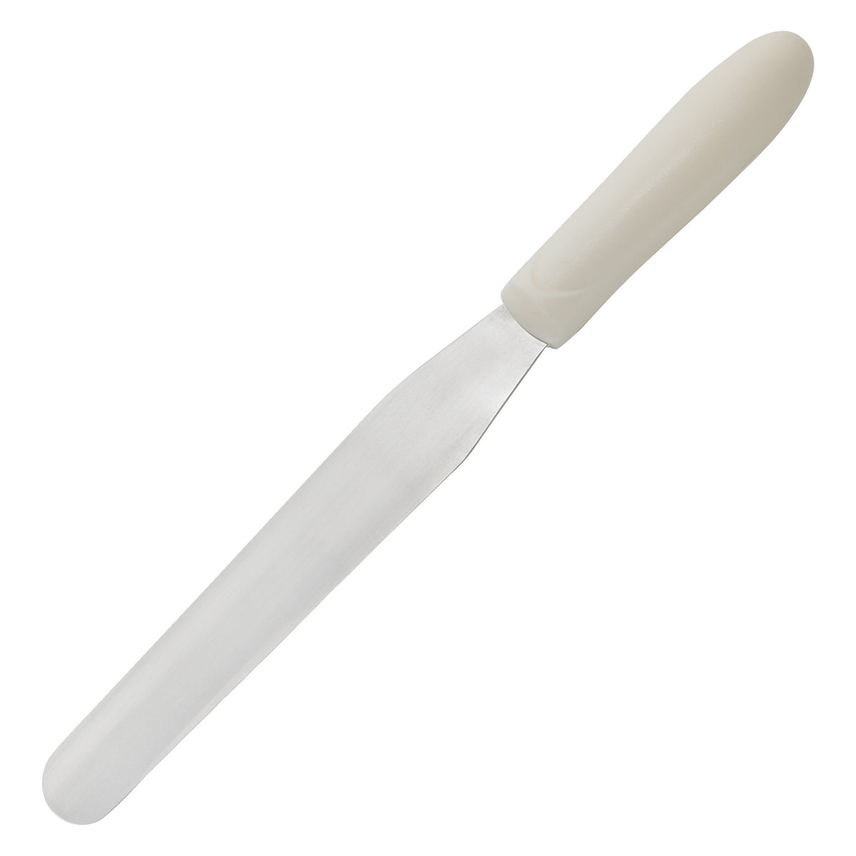 Picture of Winco TWPS-7 Bakery Spatula, White Polypropylene Handle - 7.94 x 1.25 in.