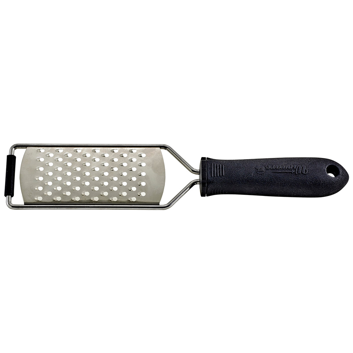 Picture of Winco VP-312 Grater with 3 mm Dia. Holes with Soft Grip Handle - NSF