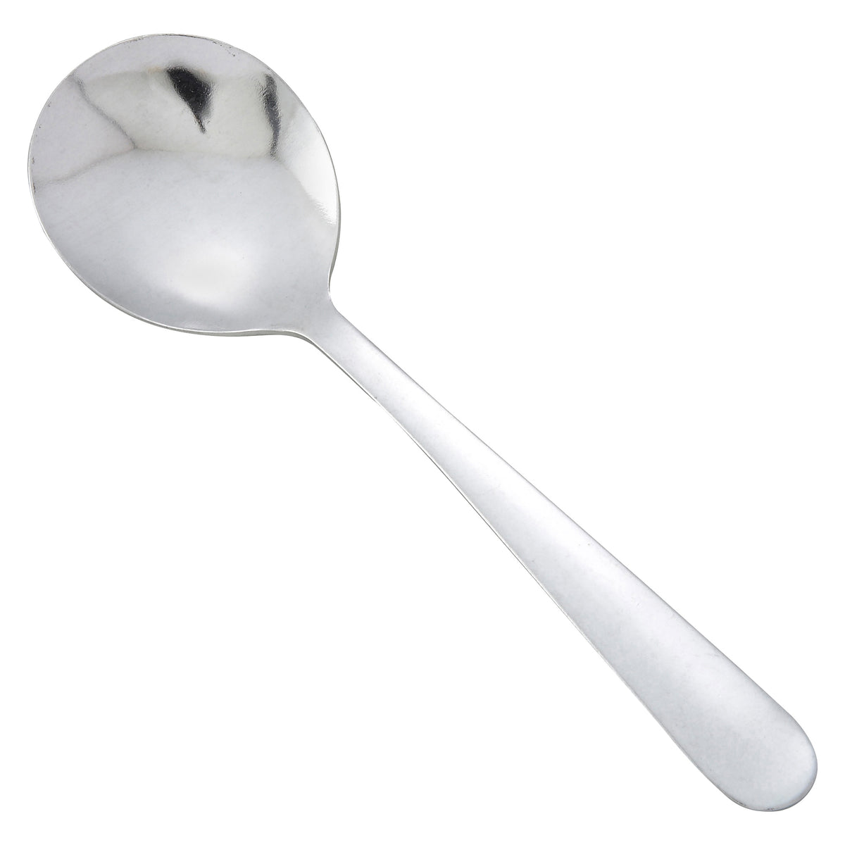 Picture of Winco 0002-04 Windsor Bouillon Spoon, 18-0 Medium Weight