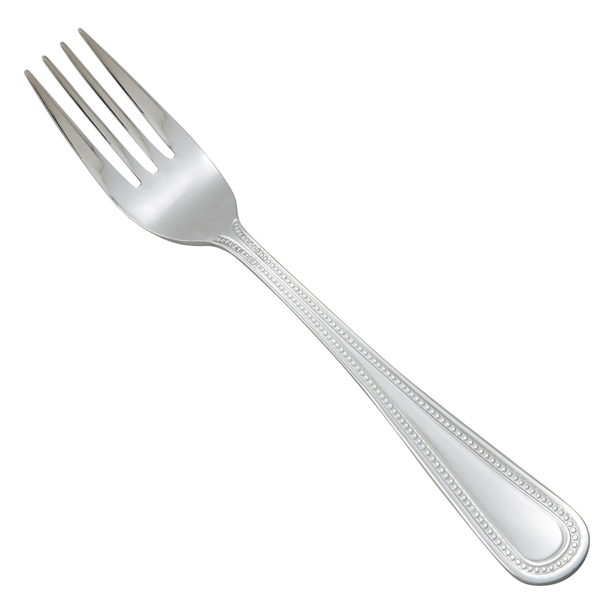 Winco 0005-06 6 1/4 Salad Fork with 18/0 Stainless Steel Grade, Dots Pattern, 1 Dozen