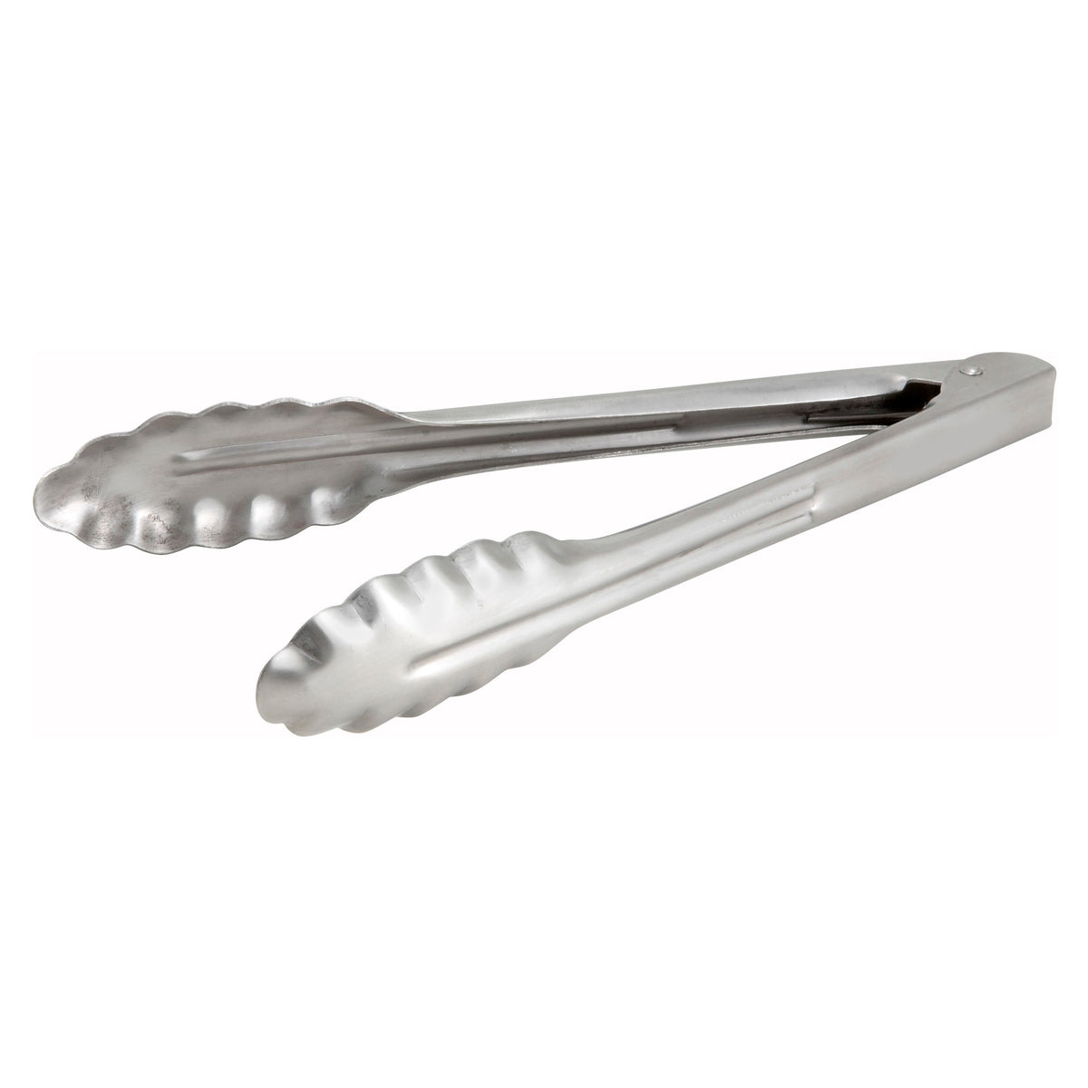 Picture of Winco UT-9HT Stainless Steel Utility Tongs, Extra Heavyweight - 9 in.