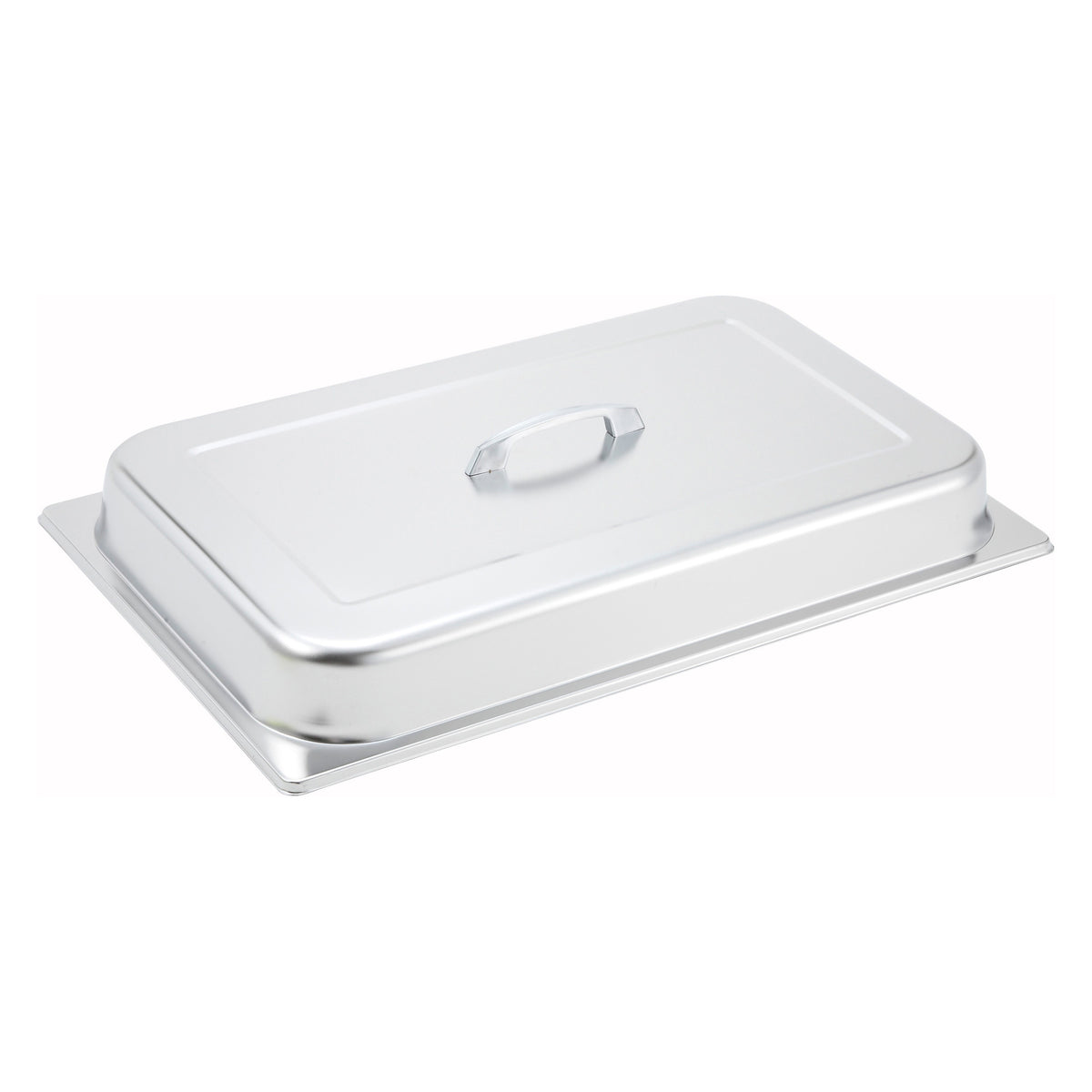 Picture of Winco C-DCF Stainless Steel Dome Cover with Center Handle - Full Size