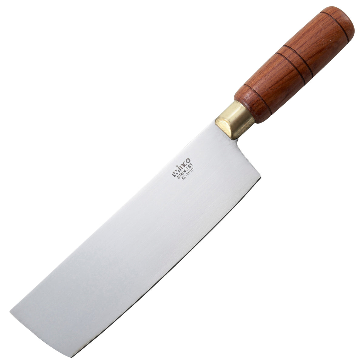 Picture of Winco KC-201R Chinese Cleaver with Wooden Handle, 7 x 2 in. Blade