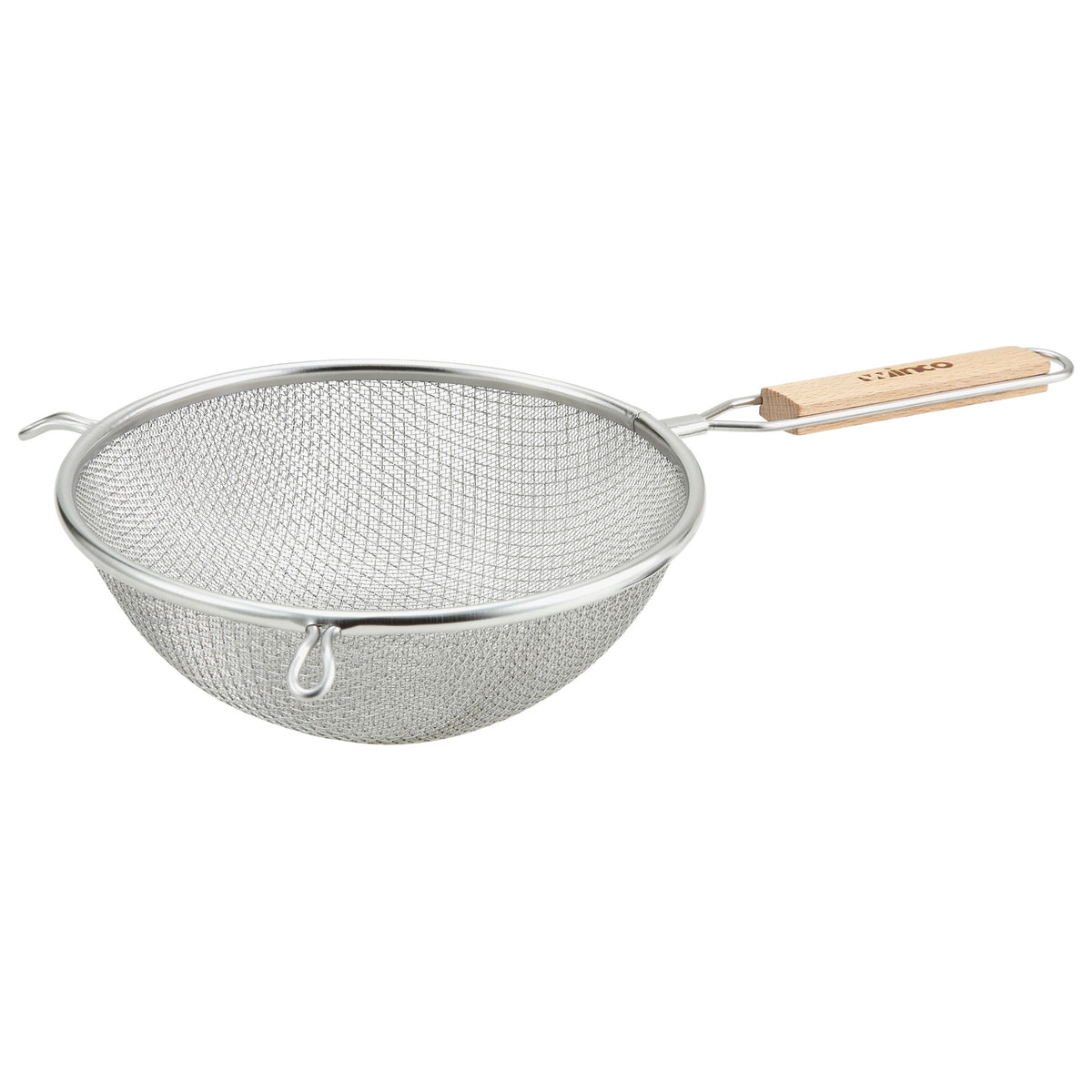 Picture of Winco MS3A-8D Fine Mesh Strainer, Stainless Steel - Double, 8 in.
