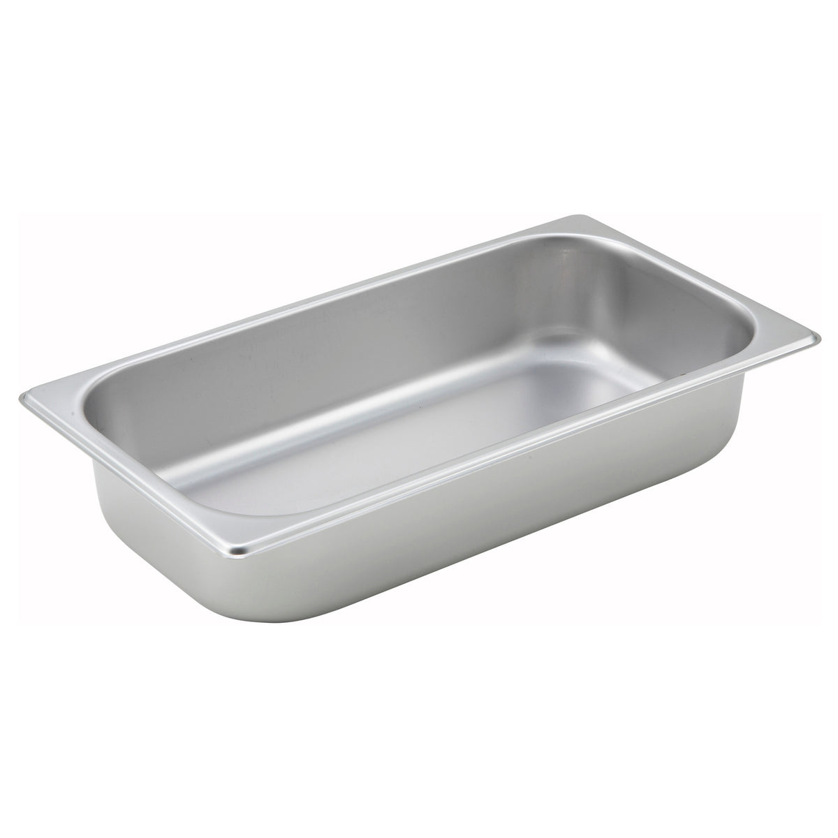 Picture of Winco SPT2 Straight-Sided Steam Pan, 25 Gauge Stainless Steel, 2.5 in.