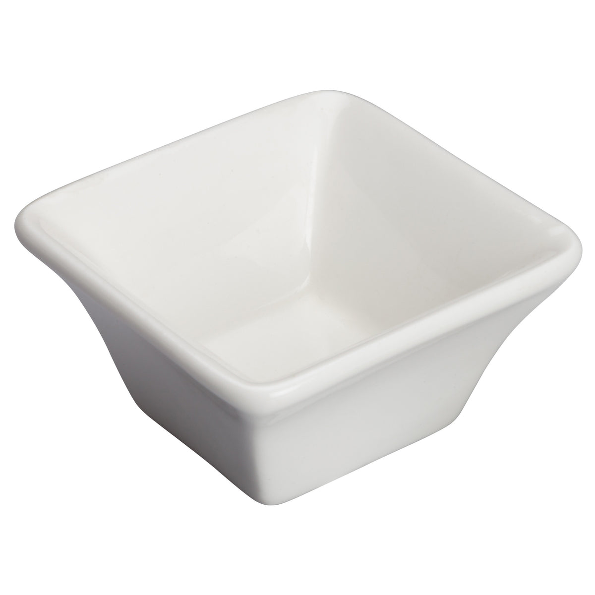 Picture of Winco WDP021-104 2.5 in. Porcelain Square Mini Bowl, Bright White, 36 Piece