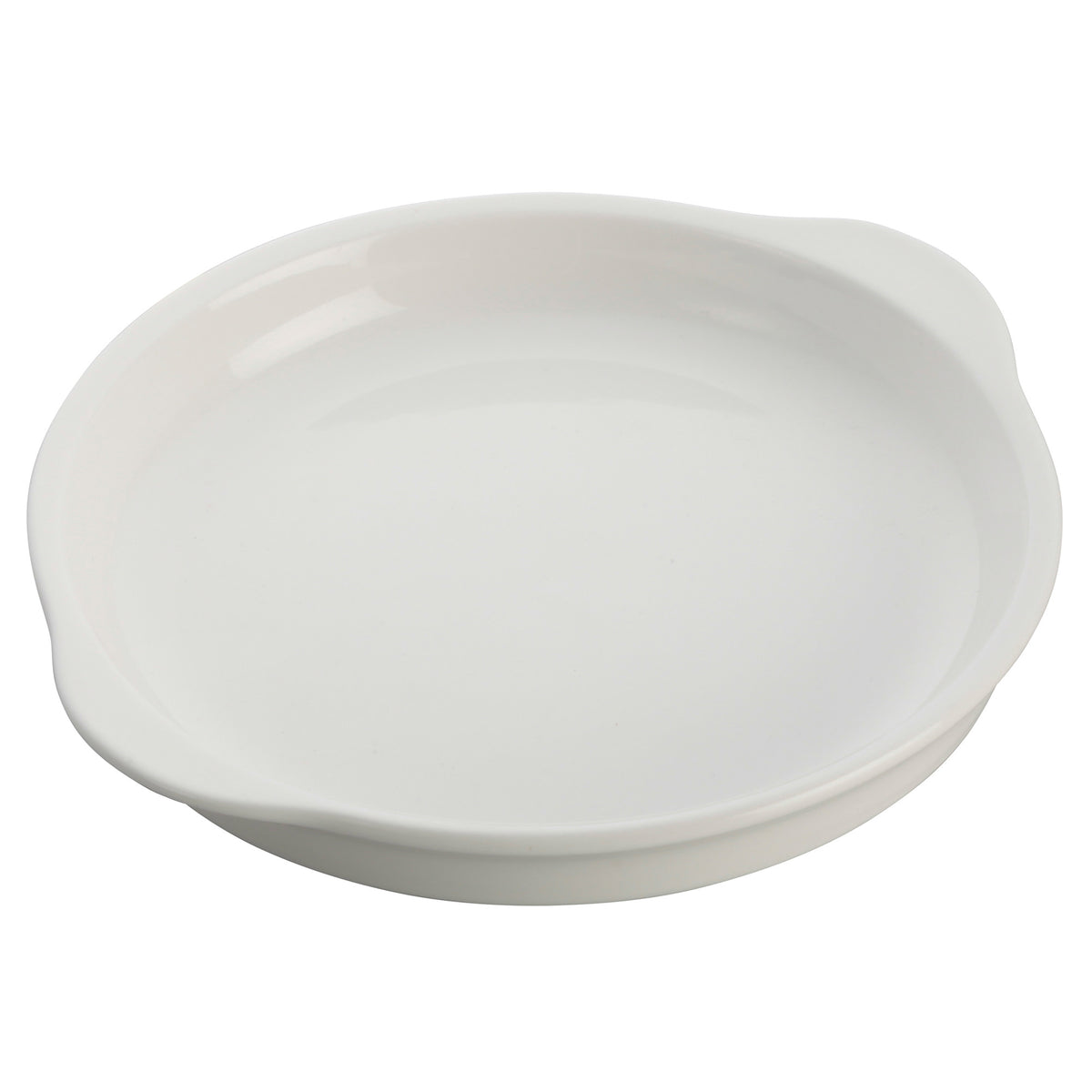 Picture of Winco WDP018-104 11 in. Porcelain Round Dish, Bright White, 12 Piece