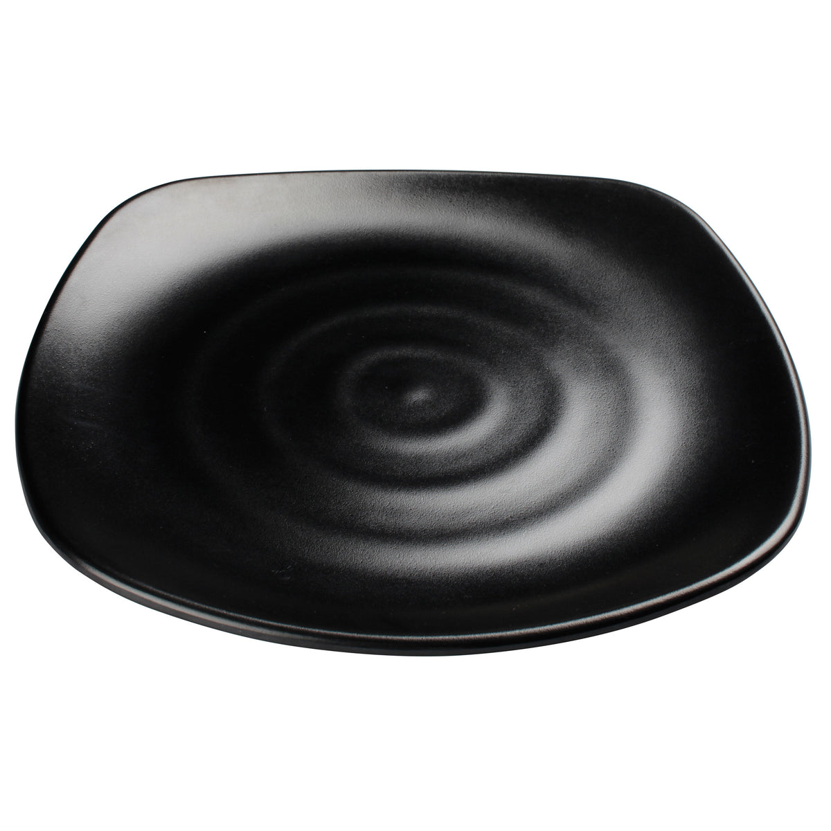 Picture of Winco WDM013-305 12.75 in. Melamine Square Plate, Black, 12 Piece