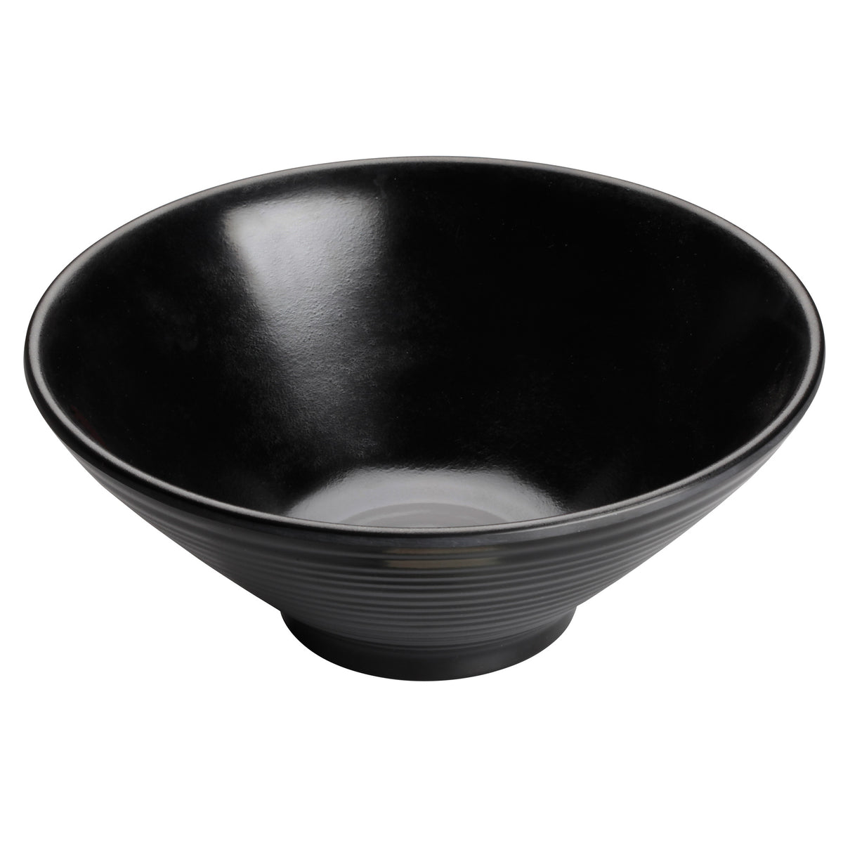 Picture of Winco WDM014-304 9 in. Dia. Melamine Bowl, Black, 24 Piece