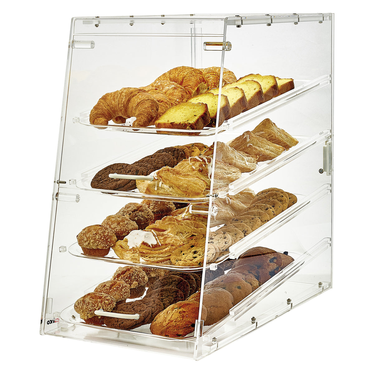 Picture of Winco ADC-4 Acrylic Tiered Display Case - 4-Tray