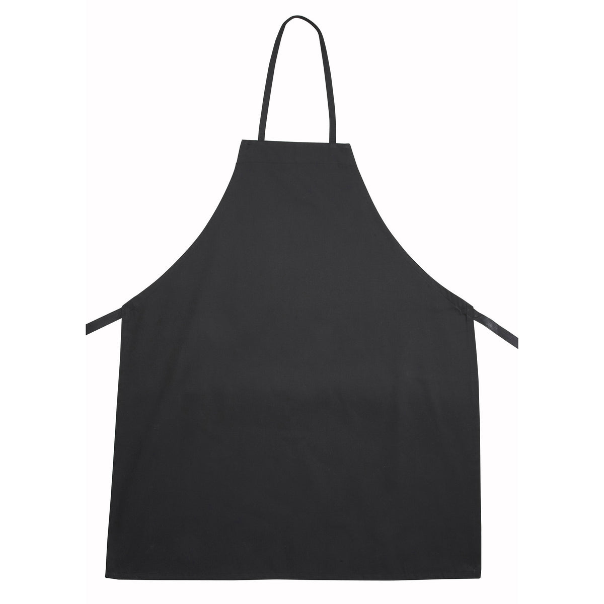 Picture of Winco BA-3226BK Full-Length Bib Apron - Black