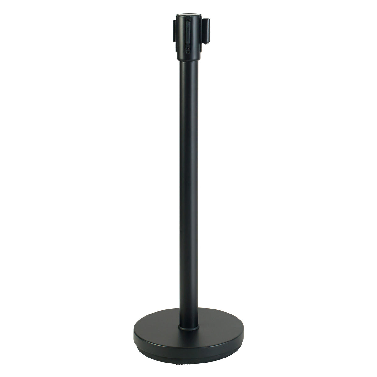 Picture of Winco CGS-38K Stanchion Post with Retractable Belt - Black - 34 in.