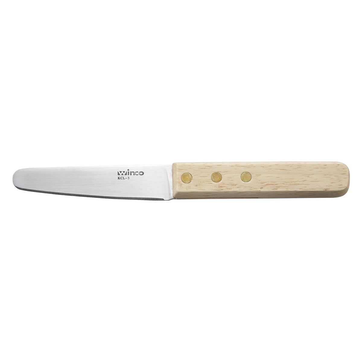 Picture of Winco KCL-3 3.5 in. Blade Oyster & Clam Knife, Wooden Handle