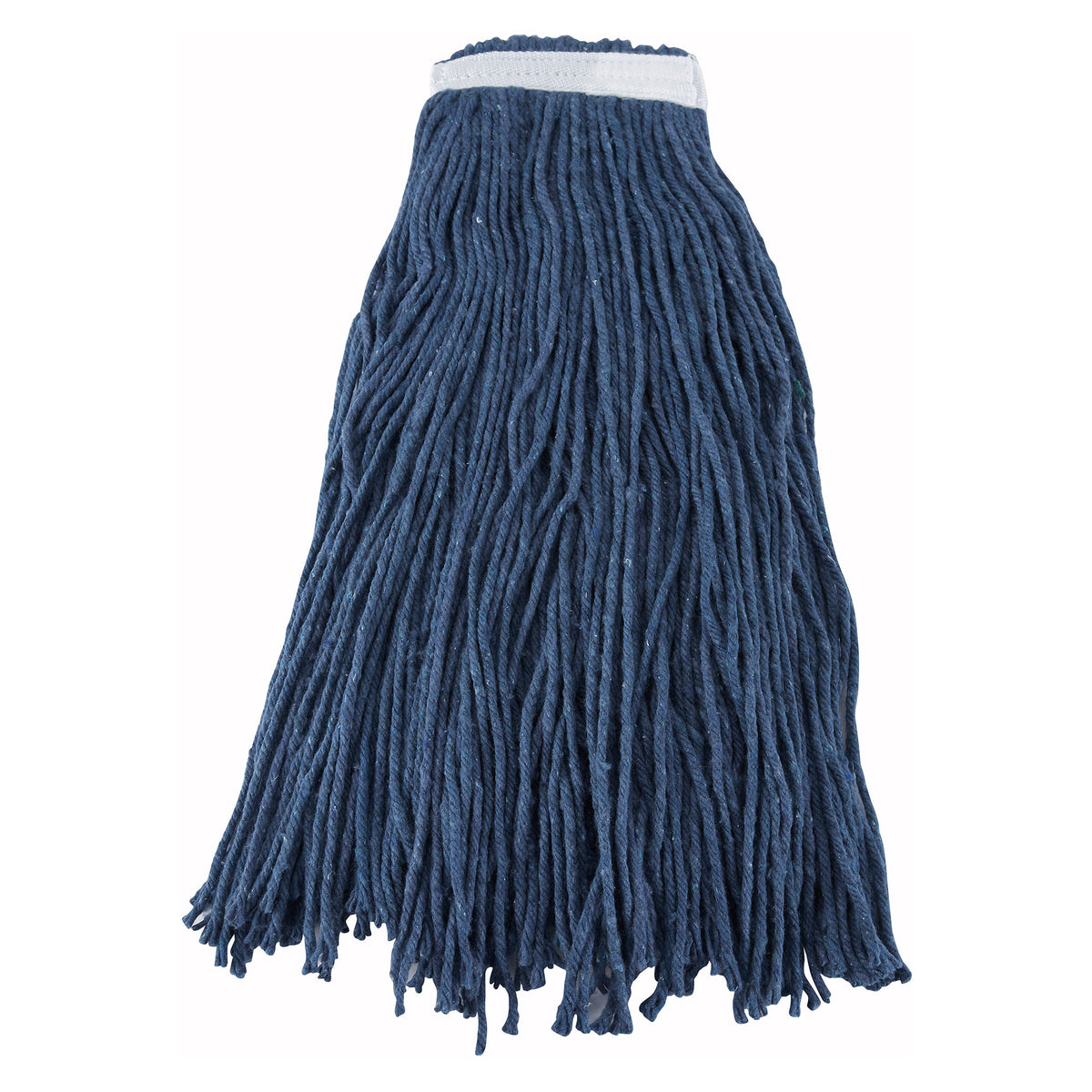 Picture of Winco MOP-32C Economy Cotton-Poly Blend Cut-End Wet Mop Head - Blue - 32 oz