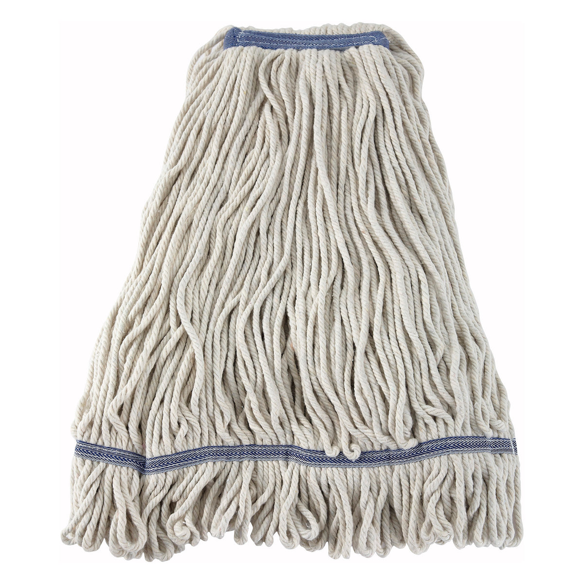 Picture of Winco MOP-32W Premium Cotton-Poly Blend Looped End Wet Mop Head - White - 32 oz
