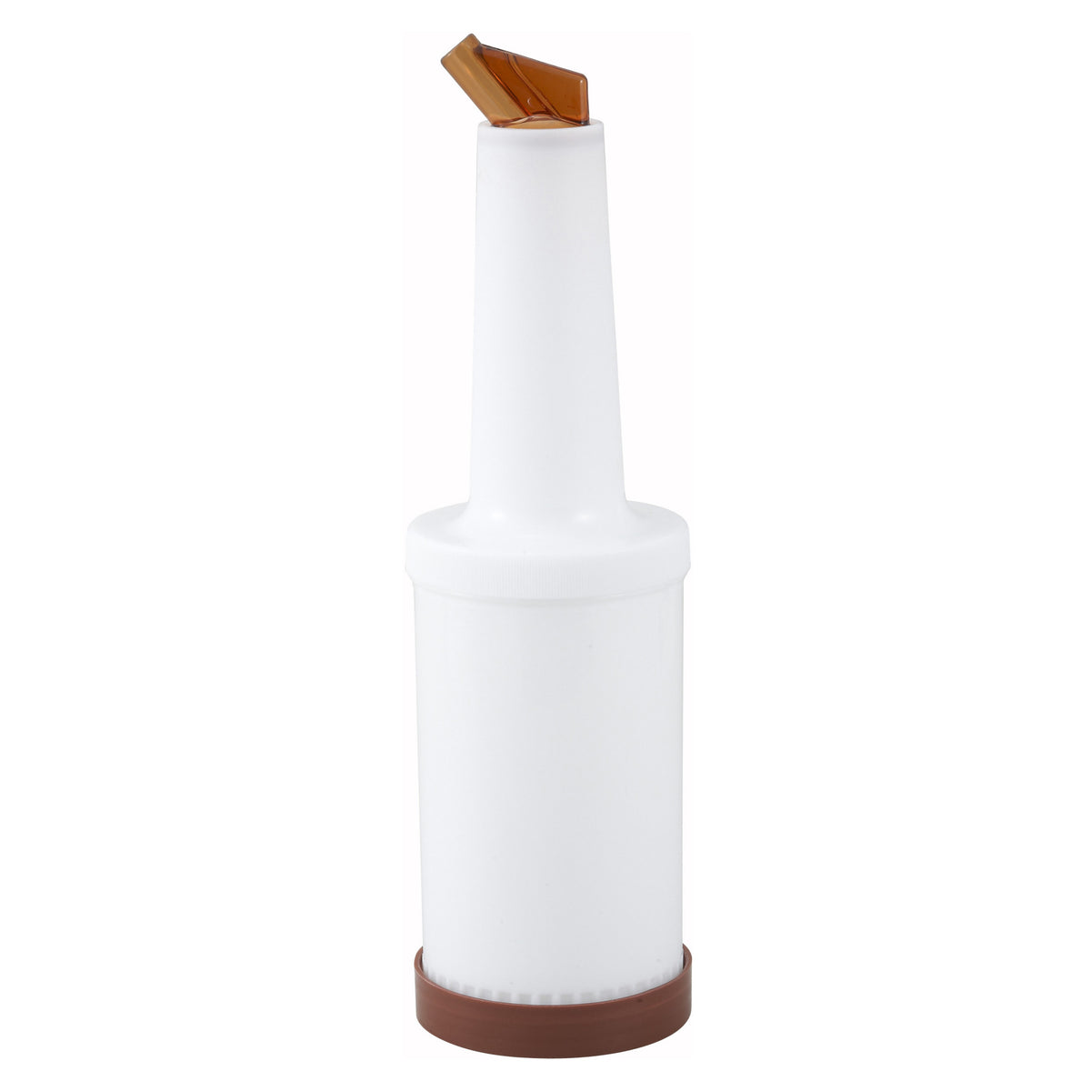 Picture of Winco PPB-2B Liquor & Juice Pour Bottle - 2 qt., Brown