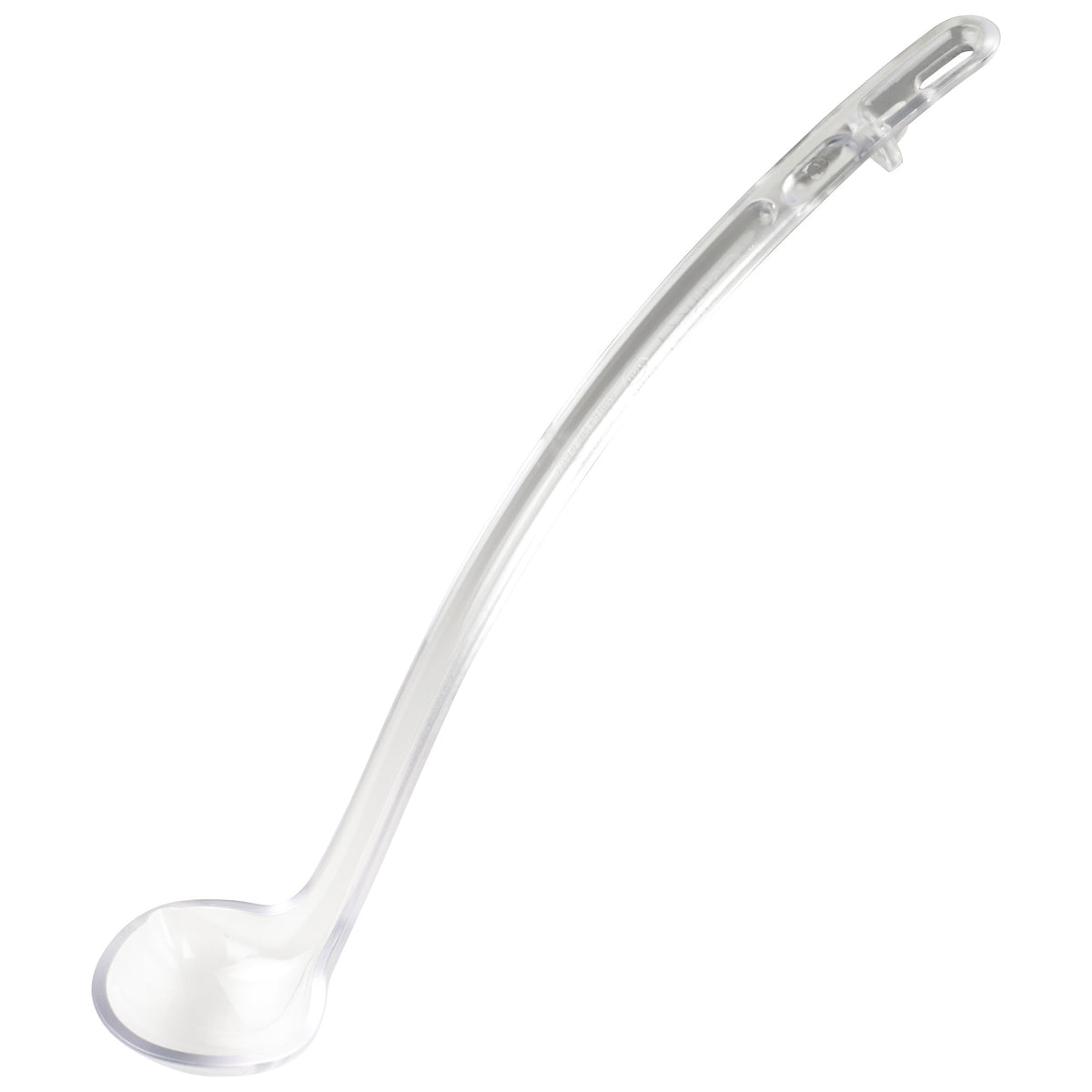 Picture of Winco CVLD-13C Curv Dual Spout Ladle - Clear, 13 in. - 1 oz