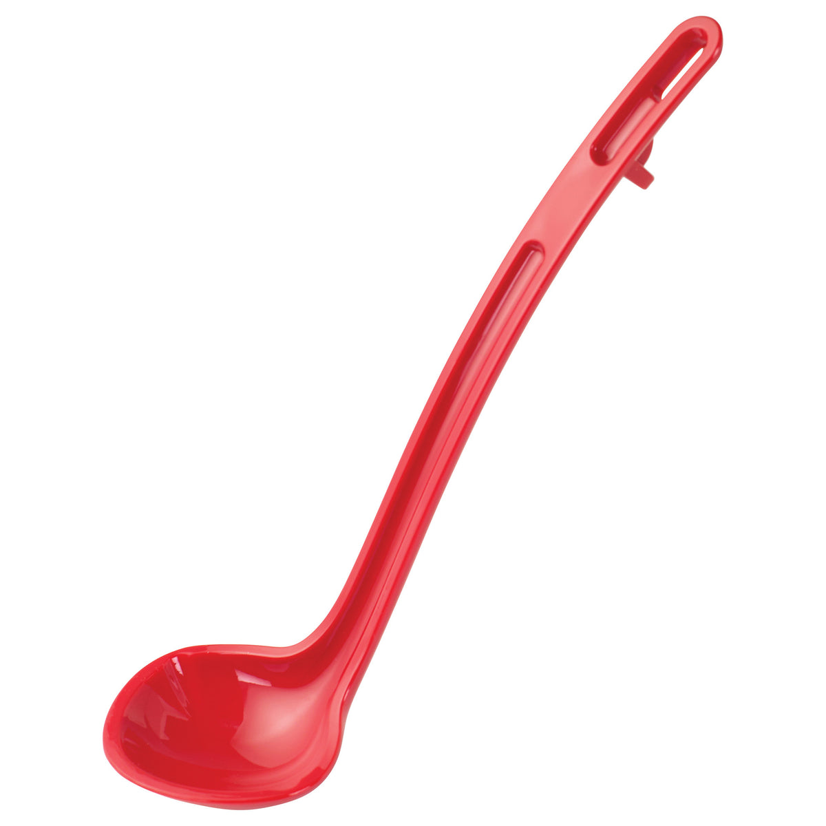 Picture of Winco CVLD-8R Curv Dual Spout Ladle - Red, 8.5 in. - 0.75 oz