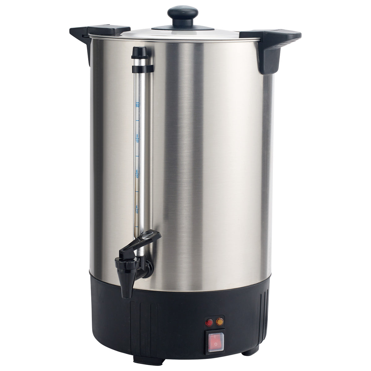 Picture of Winco ECU-100A Electric Stainless Steel Coffee Urn - 100-Cup - 16L
