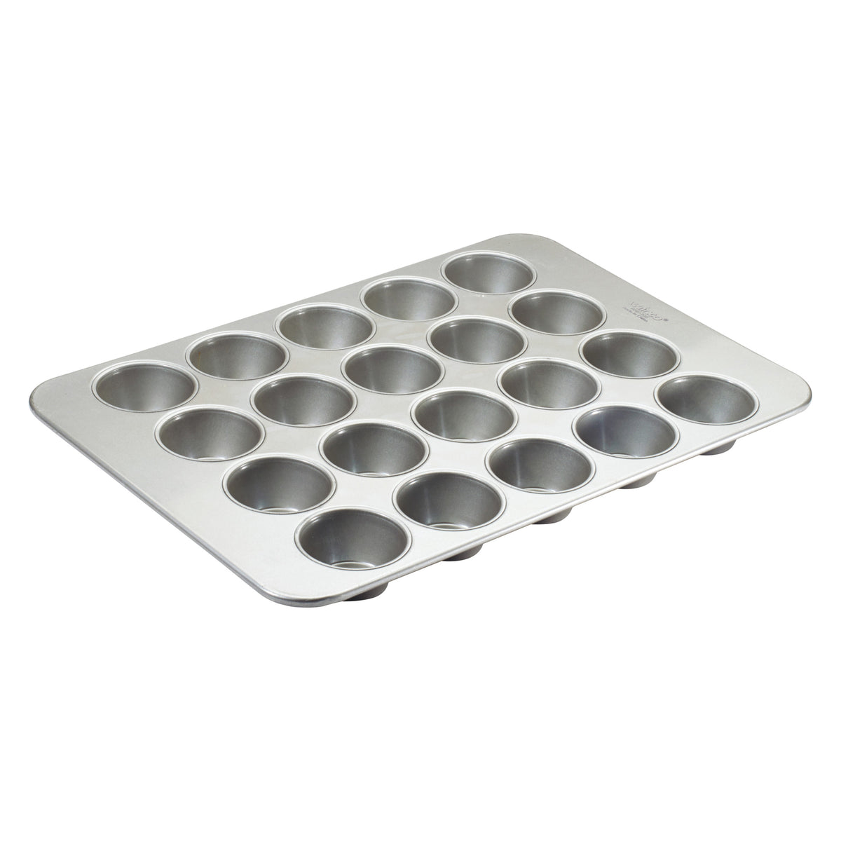 Picture of Winco HMF-20E Glazed Aluminized Steel Muffin Pans - 8.2 oz