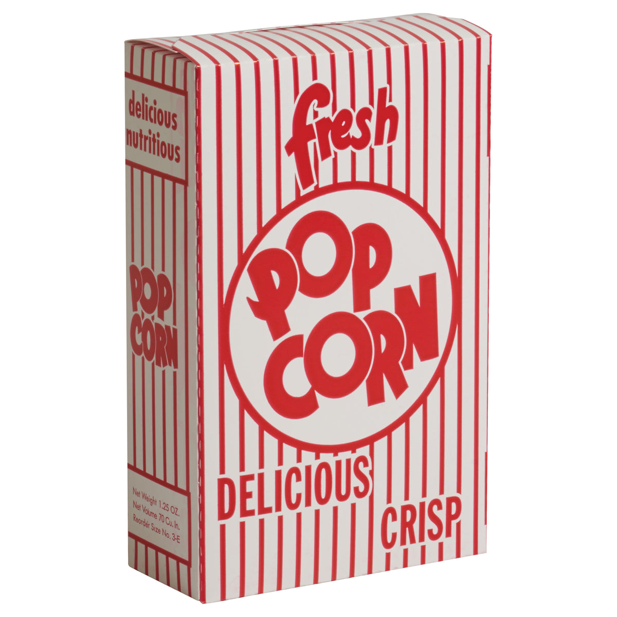 Picture of Winco 41563CS Benchmark Closed-Top Popcorn Boxes - 1.25 oz - Case of 500
