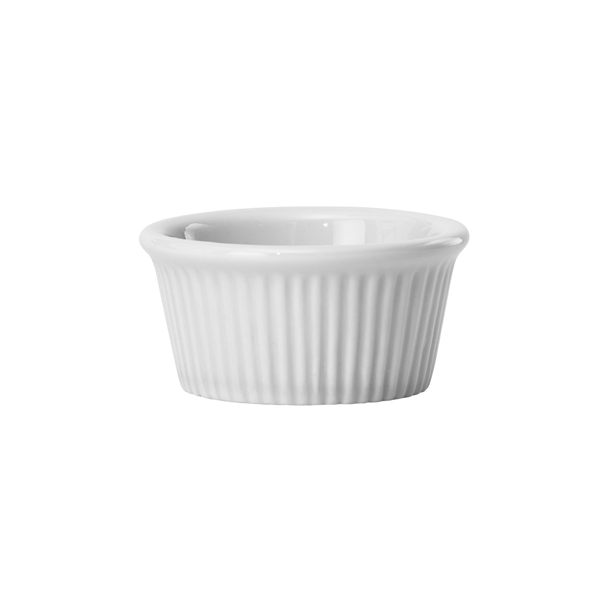 Picture of Winco FRR-2 Fluted Ramekin, 2 oz White Porcelain, 48 Piece