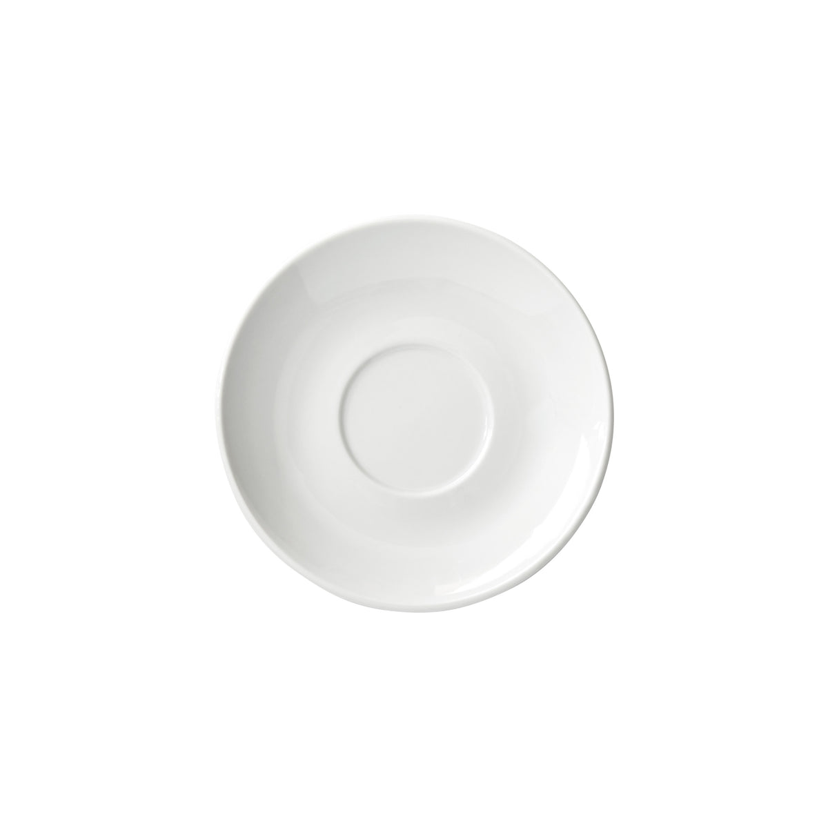 Picture of Winco BSC-45RE Birkhall Saucer with Rolled Edge, 4.5 in. Dia., White Porcelain, 36 Piece